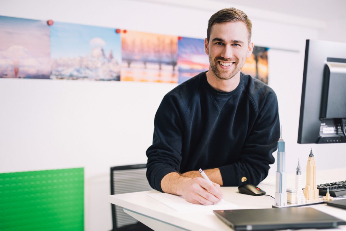 Arbeitssituation Aron Weise, ita GmbH