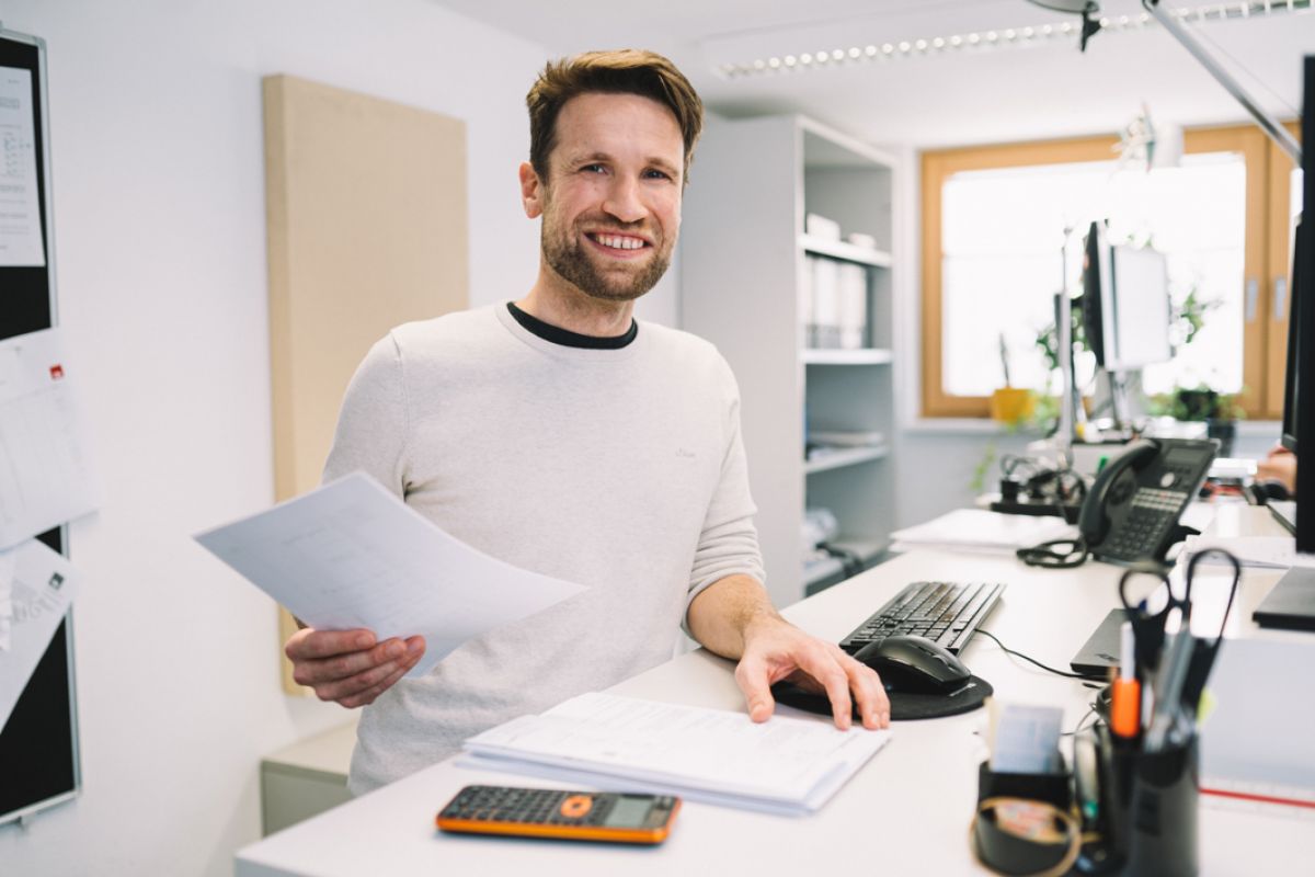 Arbeitssituation Thomas Raab, ita GmbH