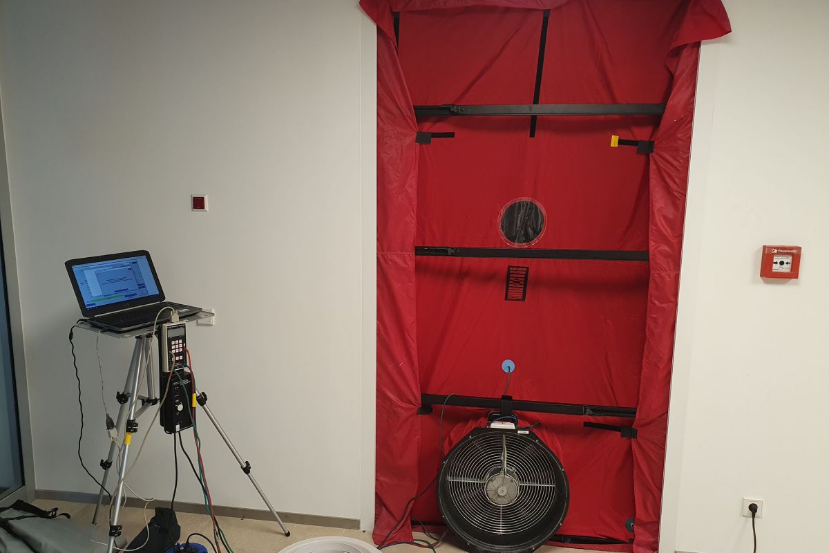 Blower Door Messung