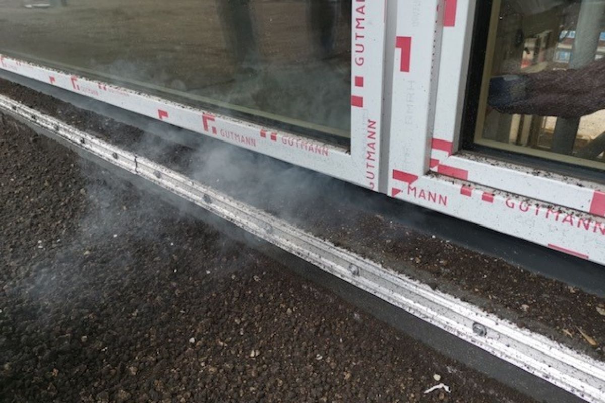 Blower Door Messung Nebelversuch